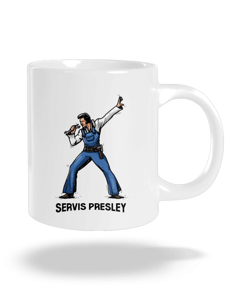 Servis Presley veľký hrnček White
