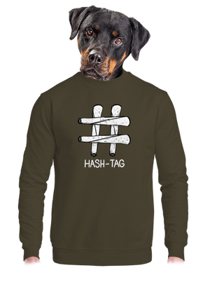 unisex mikina bez kapucne