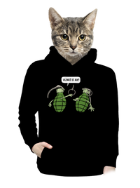 dámska mikina klokanka