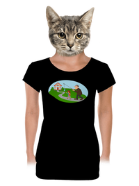 dámske tričko s lemom