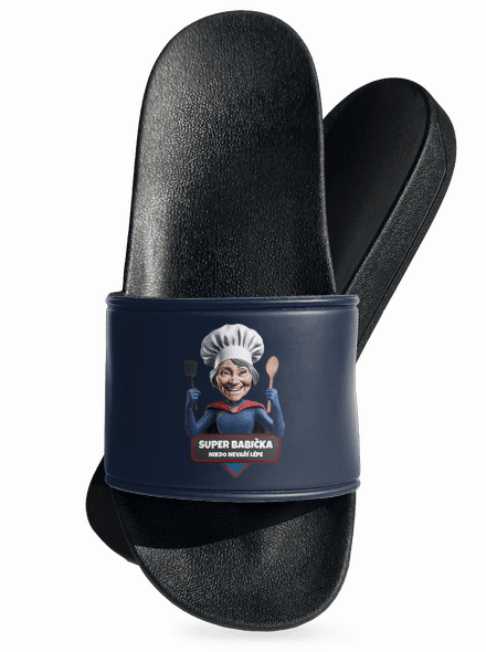 Super babička šľapky Navy