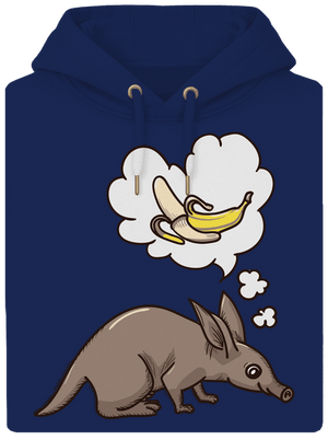 Samica hrabáča unisex mikina premium Navy