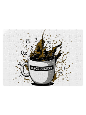 Hackpresso  puzzle White