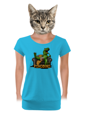 dámske tričko s lemom