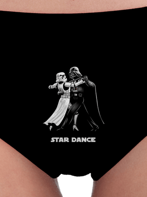 Star dance dámske nohavičky Black