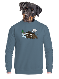 unisex mikina bez kapucne