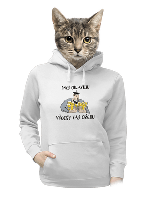 dámska mikina klokanka