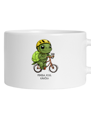 Pohoda, kľud hrnček makronka White