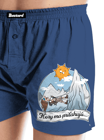 Hory ma priťahujú pánske trenky Blue