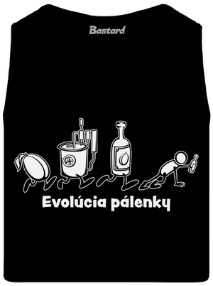 Evolúcia pálenky pánske tielko Black