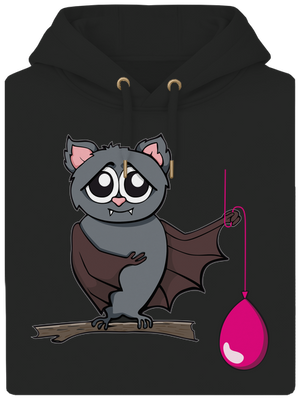 Netopier unisex mikina premium Dark Black