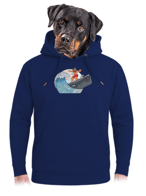 Som surfer unisex mikina premium Navy