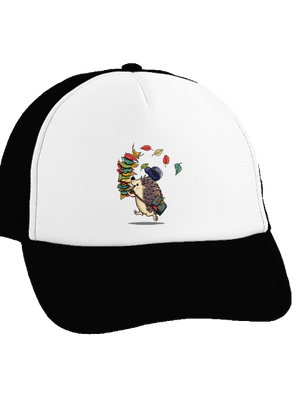 Listár šiltovka truckerka Black cap