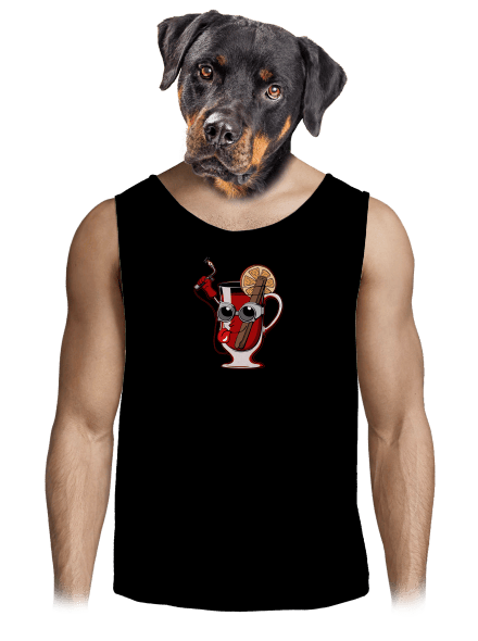 Zvarák pánske tielko Black