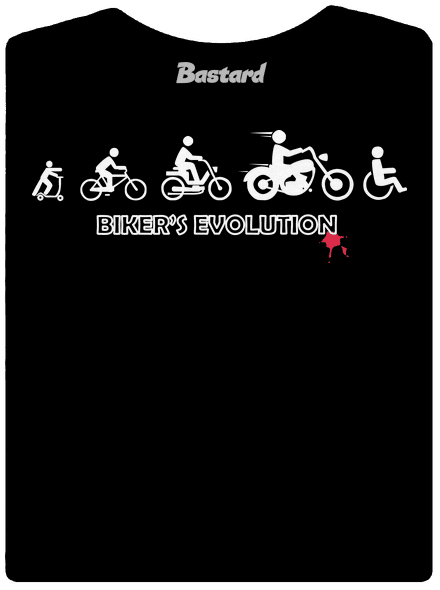 Biker’s Evolution dámske tričko s lemom Black