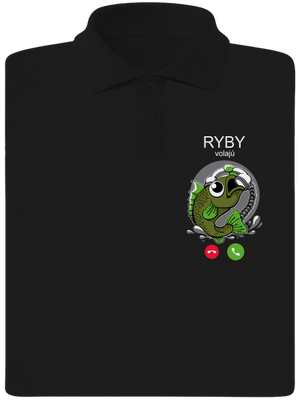 Ryby volají pánska polokošeľa Black