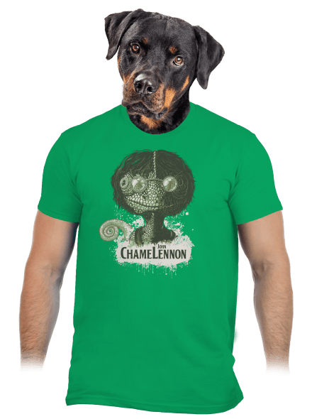 ChameLennon pánske tričko Kelly Green