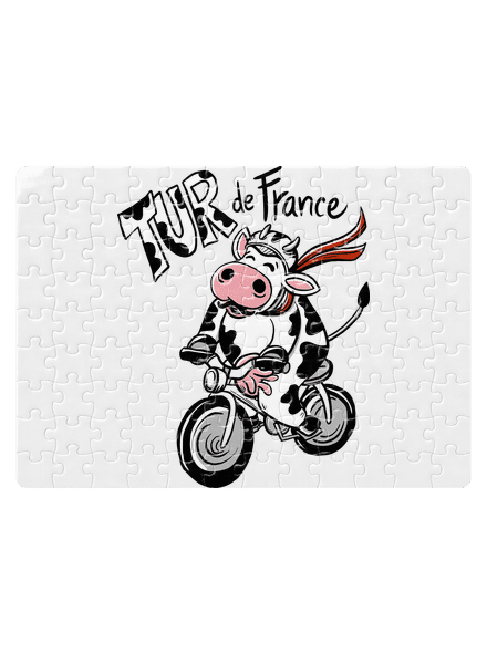Tur de France puzzle White
