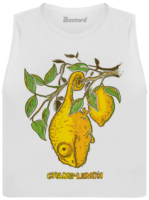 Citrón dámske tielko voľné White