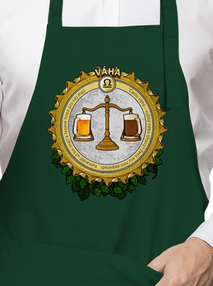 Pivný horoskop: Váha zástera Bottle Green