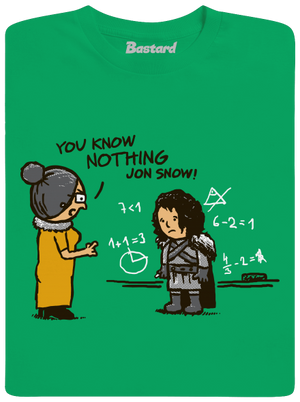 You Know Nothing pánske tričko Kelly Green