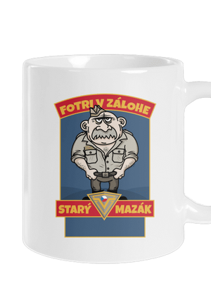 Starý mazák klasický hrnček White