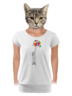 dámske tričko s lemom