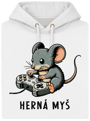 Herná myš unisex mikina premium Snowwhite