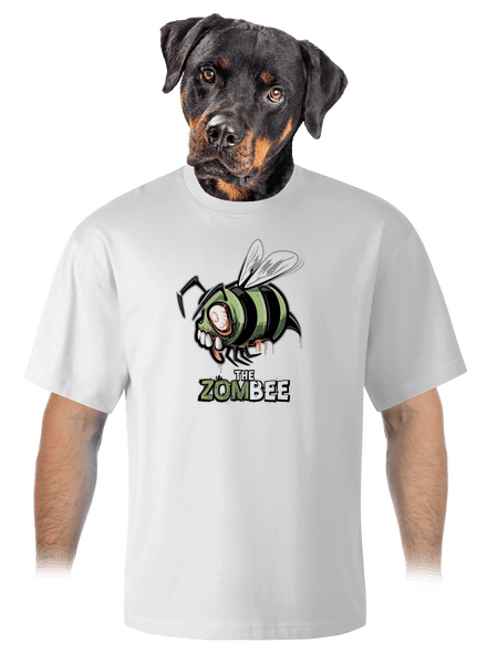 ZomBee unisex tričko oversized White