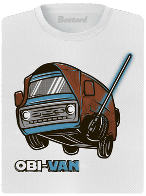 Obi Van dámske športové tričko White