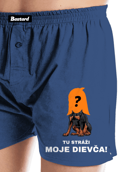Tu strážim ja pánske trenky Blue