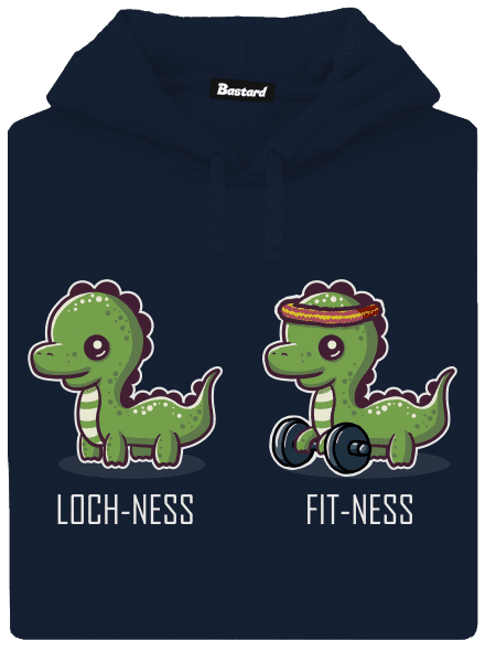Fit-ness pánska mikina klokanka Navy