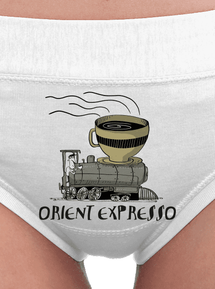 Orient expresso dámske nohavičky White