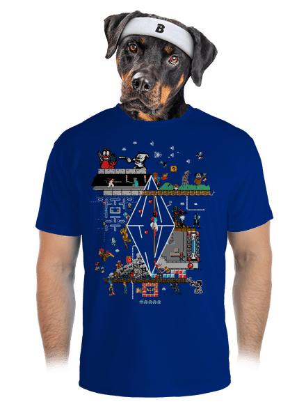 Zahráme si pánske športové tričko Royal Blue Mal