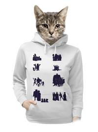 dámska mikina klokanka