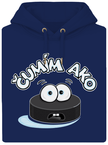 Čumím ako puk unisex mikina premium Navy