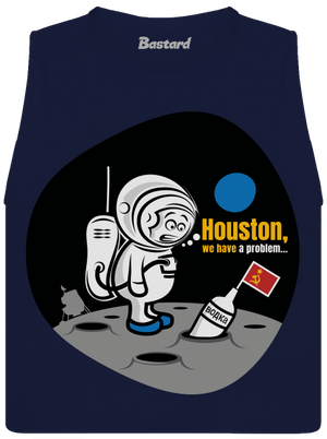 Máme problém dámske tielko voľné Navy