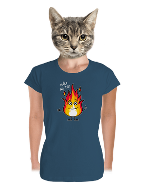 Páli mi to dámske tričko prémium Petrol Blue