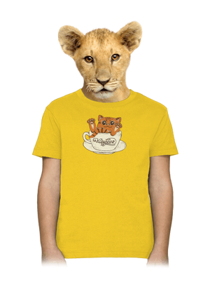 Kapučičíno detské tričko Gold