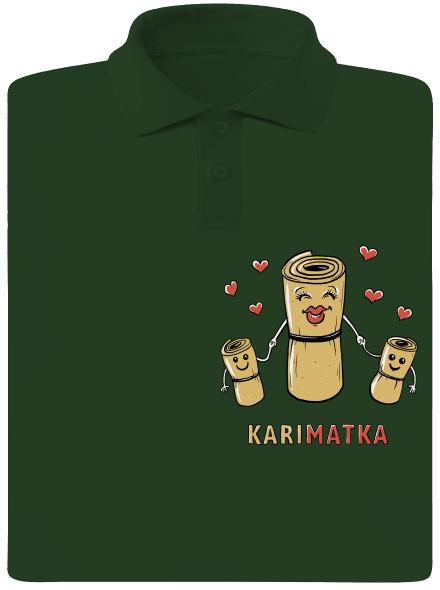 Karimatka pánska polokošeľa Bottle Green Mal