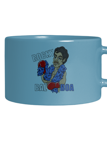 Rocky Bal boa hrnček makronka Blue Macaron