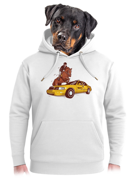 Taxis unisex mikina premium Snowwhite