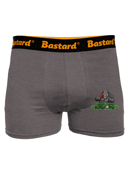 King pong boxerky Gray Melange