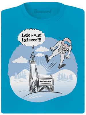 Lyže dámske športové tričko Blue Atol