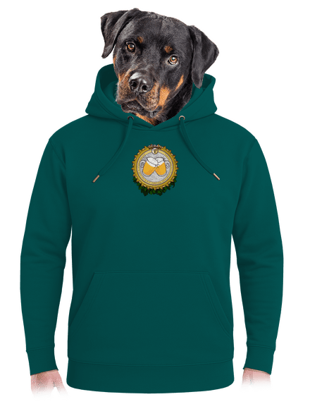 Pivný horoskop: Baran unisex mikina premium Emerald Green