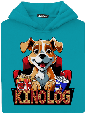 Kinológ detská mikina klokanka Hawaiian Blue