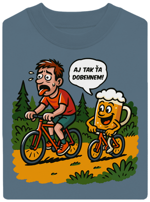 Dobehnem ťa unisex mikina bez kapucne Nordic Blue