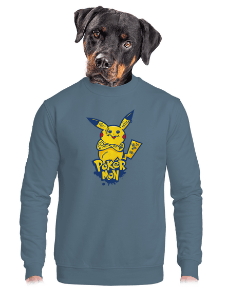 Pokérmon unisex mikina bez kapucne Nordic Blue