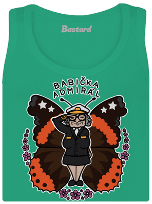 Babička admirál dámske tielko klasické Mint Mal