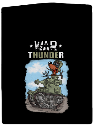 War Hunde pánska mikina na zips Black